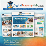Digital Academy Hub website for sale