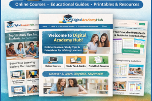 Digital Academy Hub website for sale