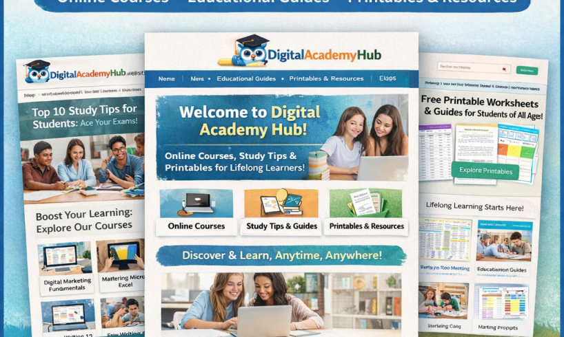 Digital Academy Hub website for sale
