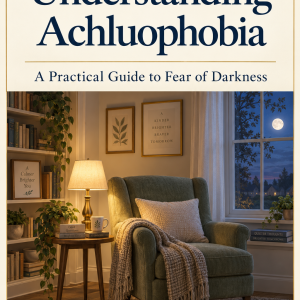 Understanding Achluophobia PDF cover with a softly lit reading room