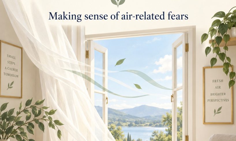 Understanding Aerophobia PDF cover with a calm room and open window